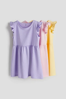 Lot de 3 robes en jersey