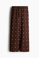 Pantalon froissé avec cordon de serrage