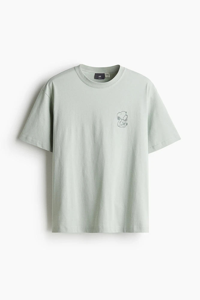 T-shirt imprimé flottant