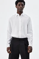 Regular-Fit Linen Shirt