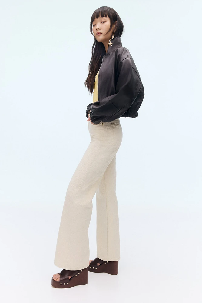 Wide High Jeans