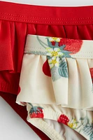 2-pack Ruffle-trimmed Swim Briefs