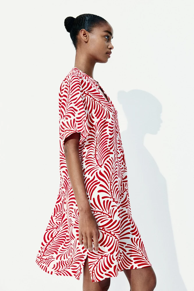 Robe tunique en viscose