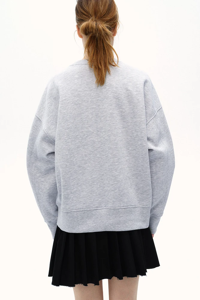 Oversized Sweatshirt with Motif