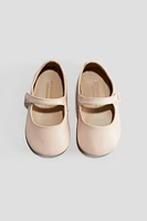 Leather soft-sole ballet pumps