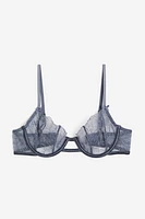 Non-padded Underwire Lace Bra