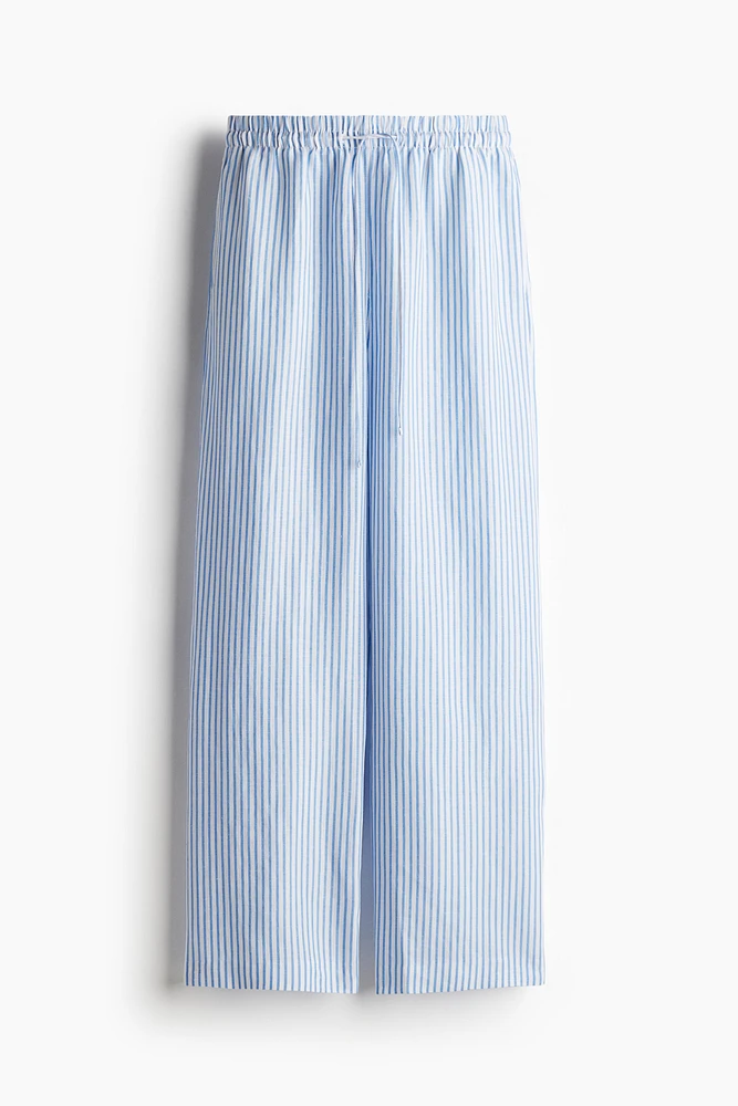 Pantalon en lin mélangé