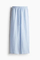 Linen-Blend Pants