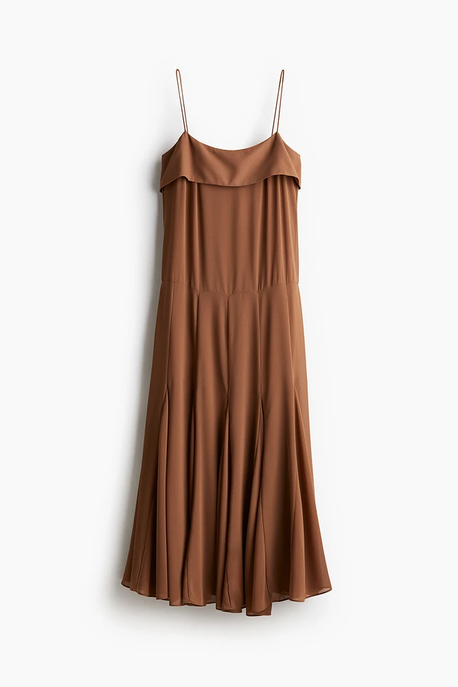 Robe à bretelles fines en mousseline