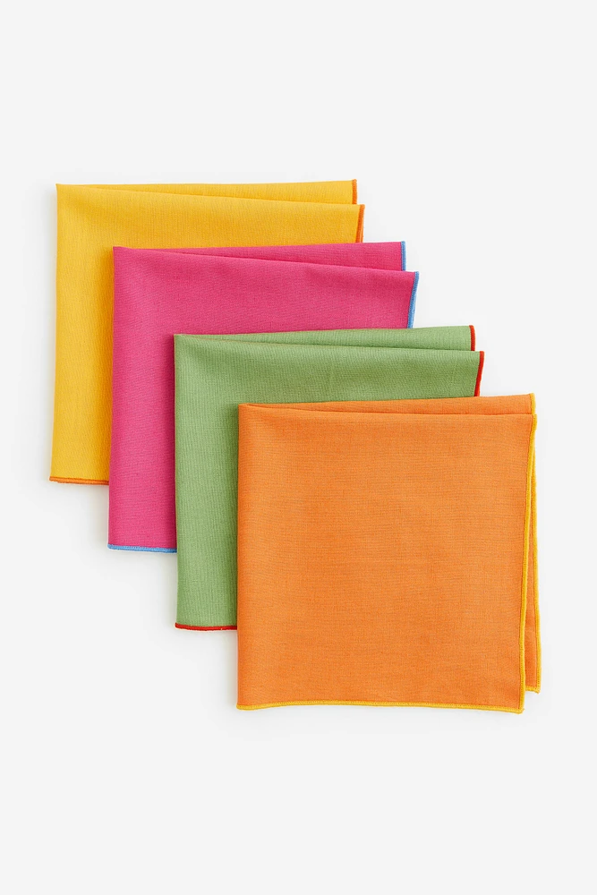 4-pack Cotton-blend Napkins