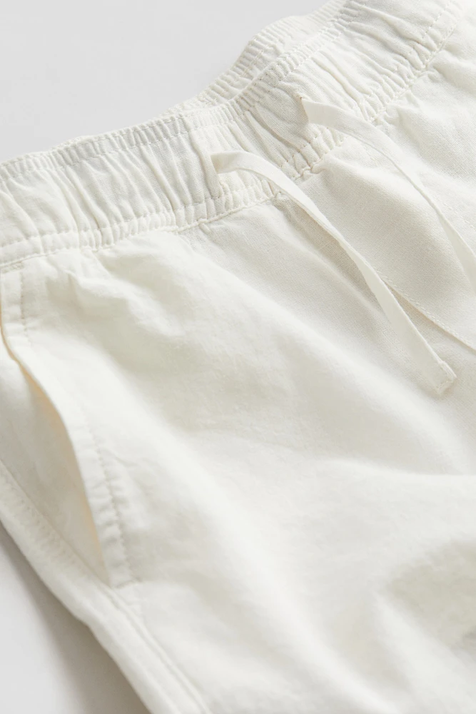 Linen-blend Joggers