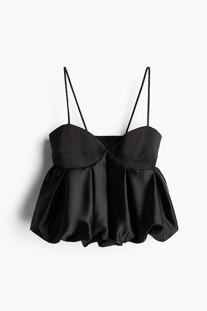 Bubble-Hem Camisole Top