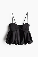 Bubble-Hem Camisole Top