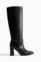 Knee-high Leather Boots