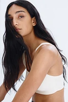 Padded Soft-Cup Microfiber Bra