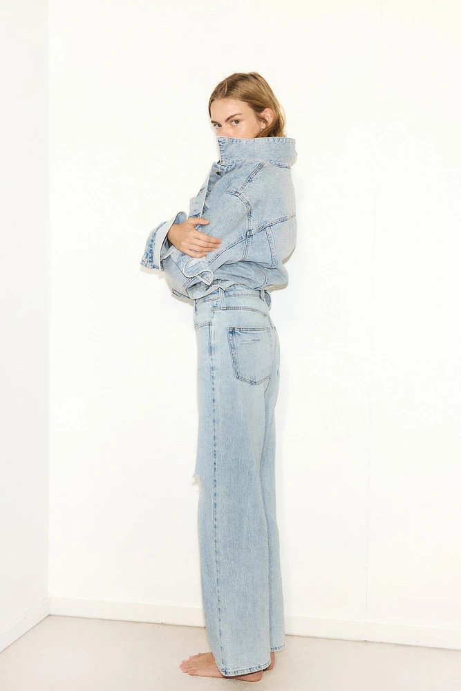 Jean ample Taille très haute