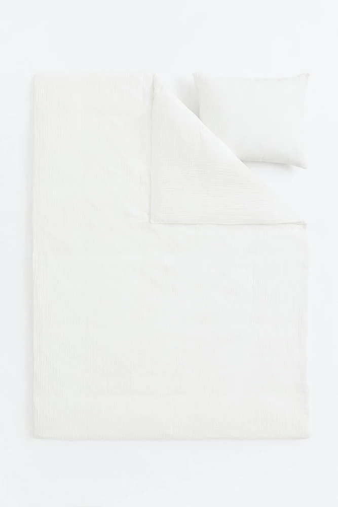 Muslin Twin Duvet Cover Set