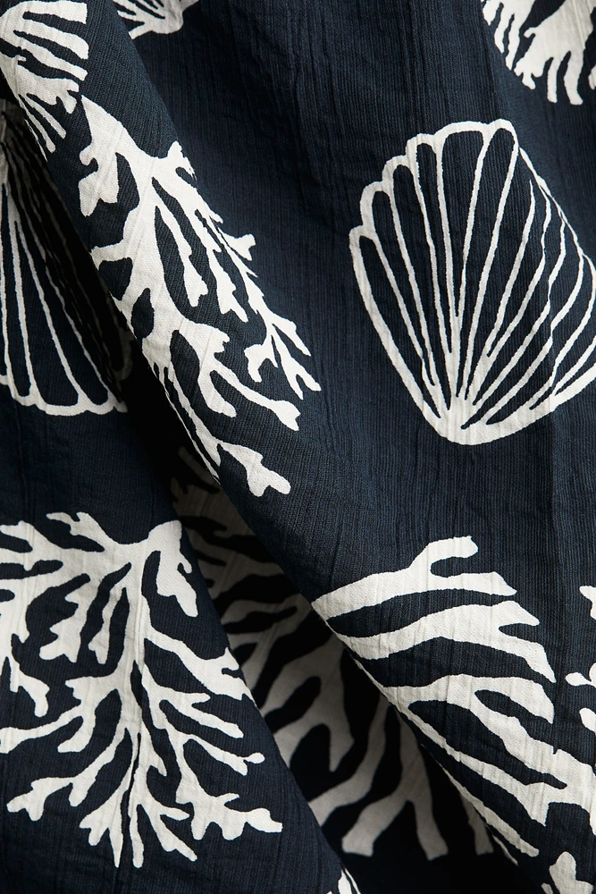 Robe portefeuille à motif