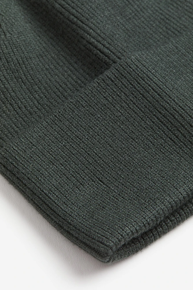 Rib-knit Hat