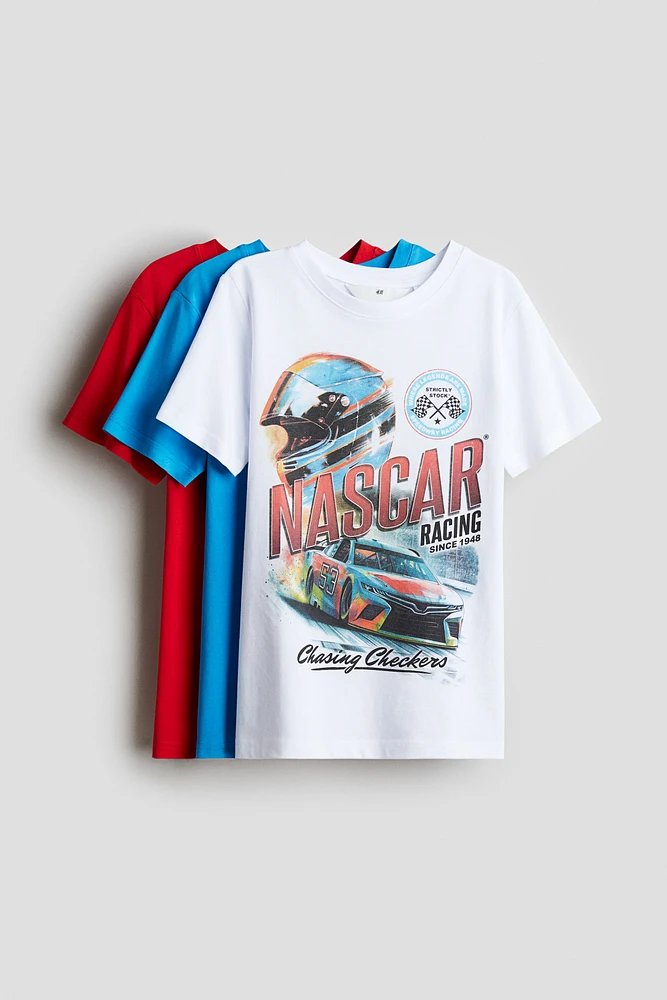 3-pack Printed Cotton T-Shirts