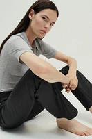 Jean Taille Haute Jambes semi-évasées