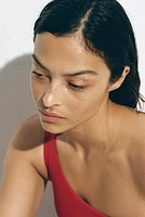 Light Shape One-Shoulder Swimsuit