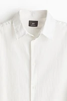 Regular Fit Linen-Blend Shirt