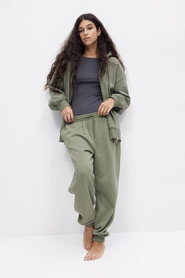 Pantalon jogging taille haute