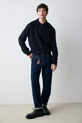 Regular Fit Half-Zip Sweater