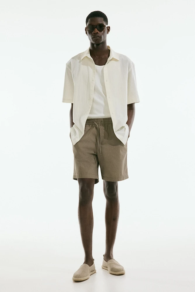 Regular-Fit Canvas Shorts