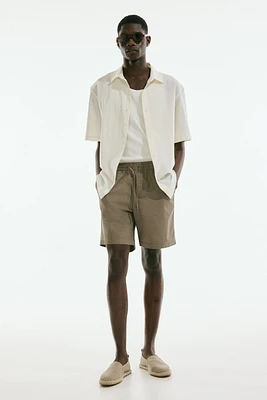 Regular-Fit Canvas Shorts
