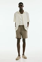 Regular-Fit Canvas Shorts