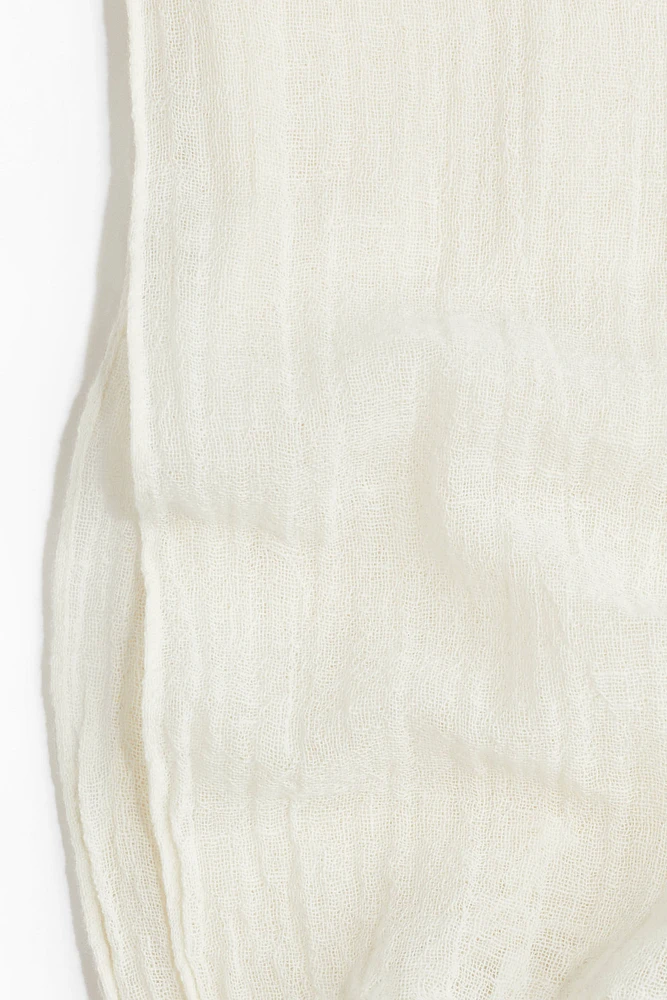 Linen-blend Shawl