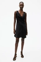 Cowl-Neck Dress