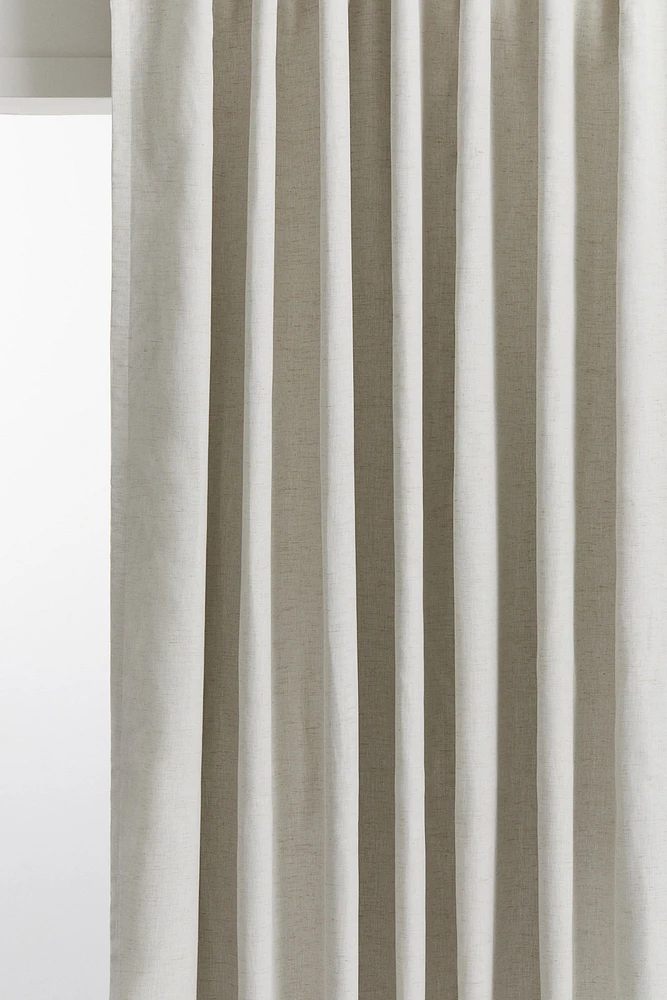 1-pack Wide Blackout Lyocell-Blend Curtain
