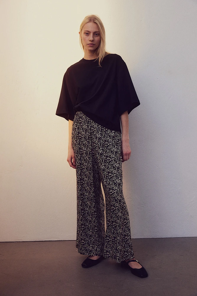 Crop Pull-on Pants