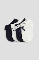 Lot de 4 paires chaussettes sans tige
