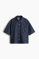 Chemise grande taille en denim