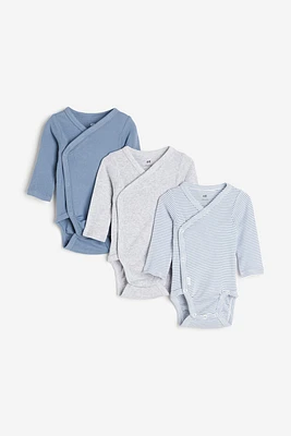 3-pack Wrapover Bodysuits