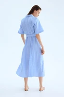 Tie-belt Shirt Dress