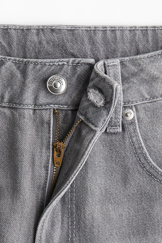 High-Waist Denim Shorts