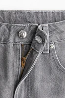 High-Waist Denim Shorts