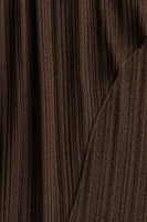 Ribbed asymmetric dress