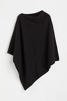 Fine-knit Cashmere-blend Poncho