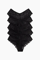 5-pack Lace Hipster Briefs