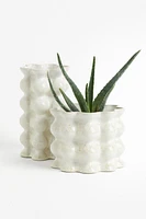 Reactive-glaze Plant Pot