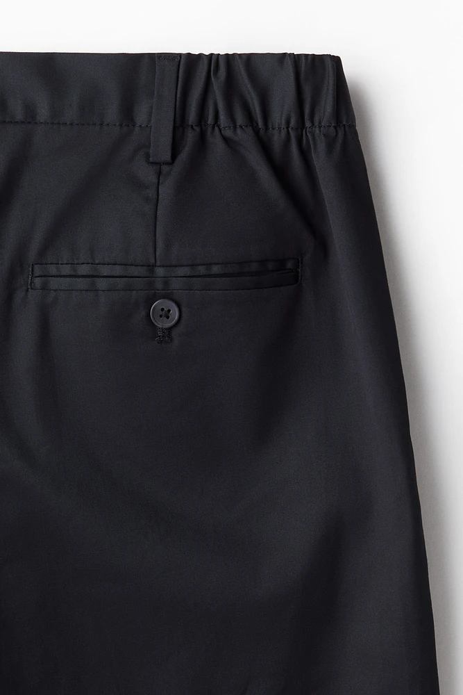 Pantalon court près du corps