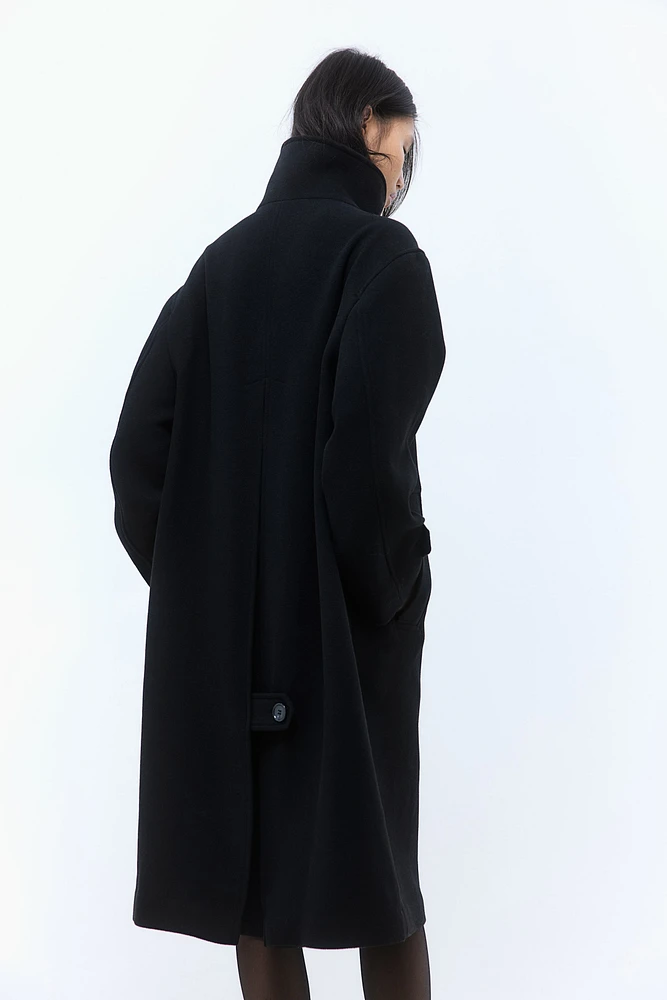 High-collar coat