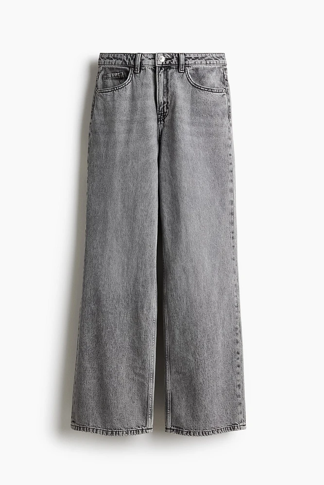 Wide High Jeans