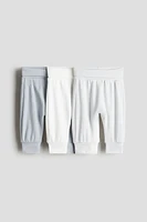 3-pack foldover-waist trousers